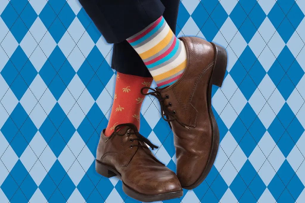 Разнообразие дизайна мужских носков