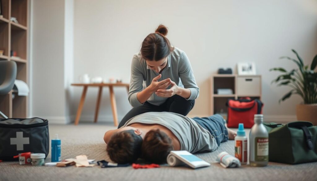 Первая помощь при контузии