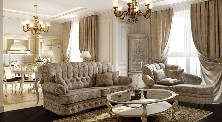 Классические занавески в современном интерьере: как совместить старое и новое