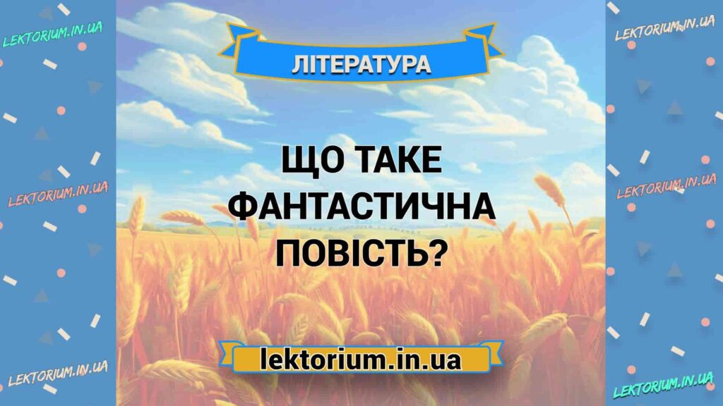 Що таке Фантастична повість — ознаки жанру та приклади